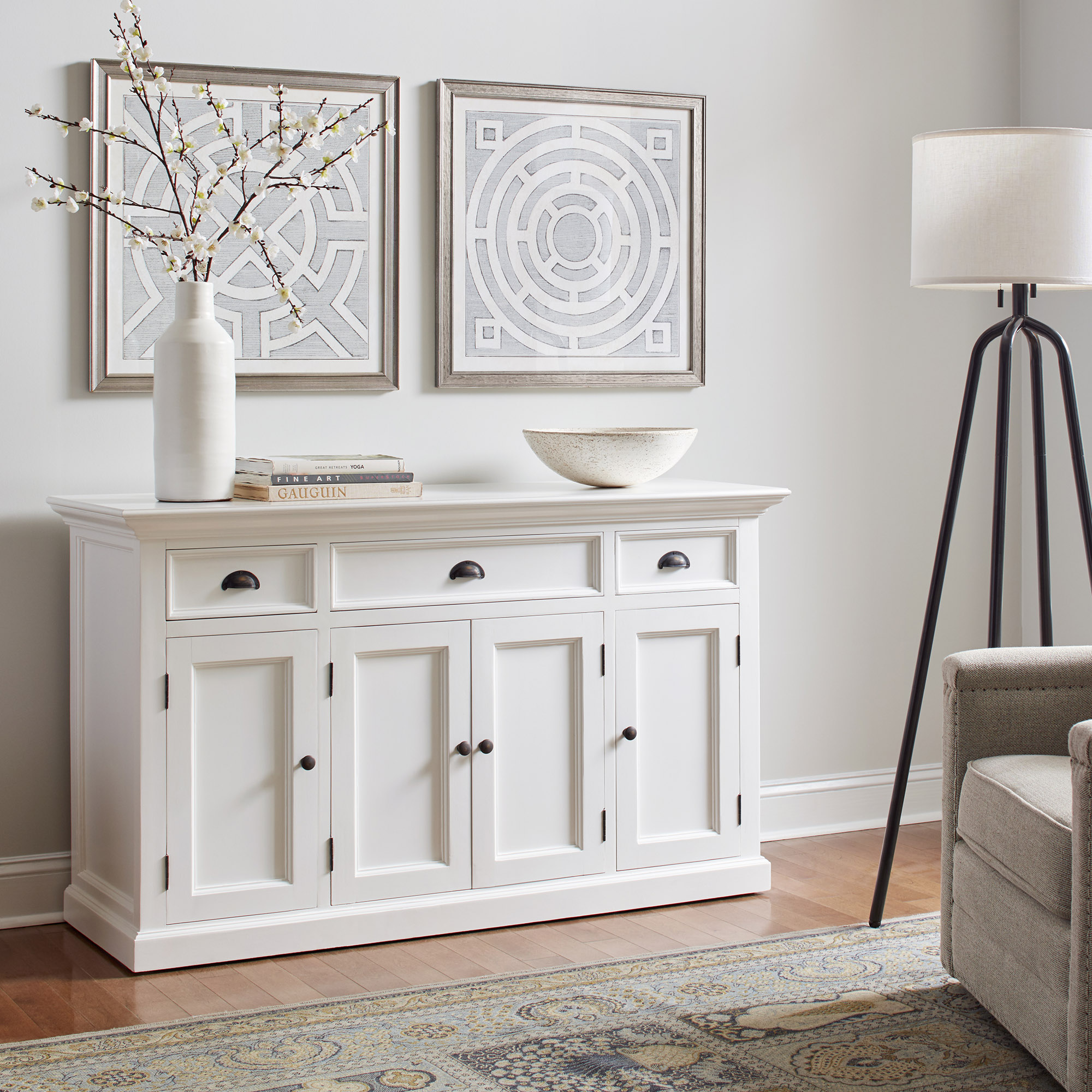 B192 | Halifax Buffet with 4 Doors 3 Drawers