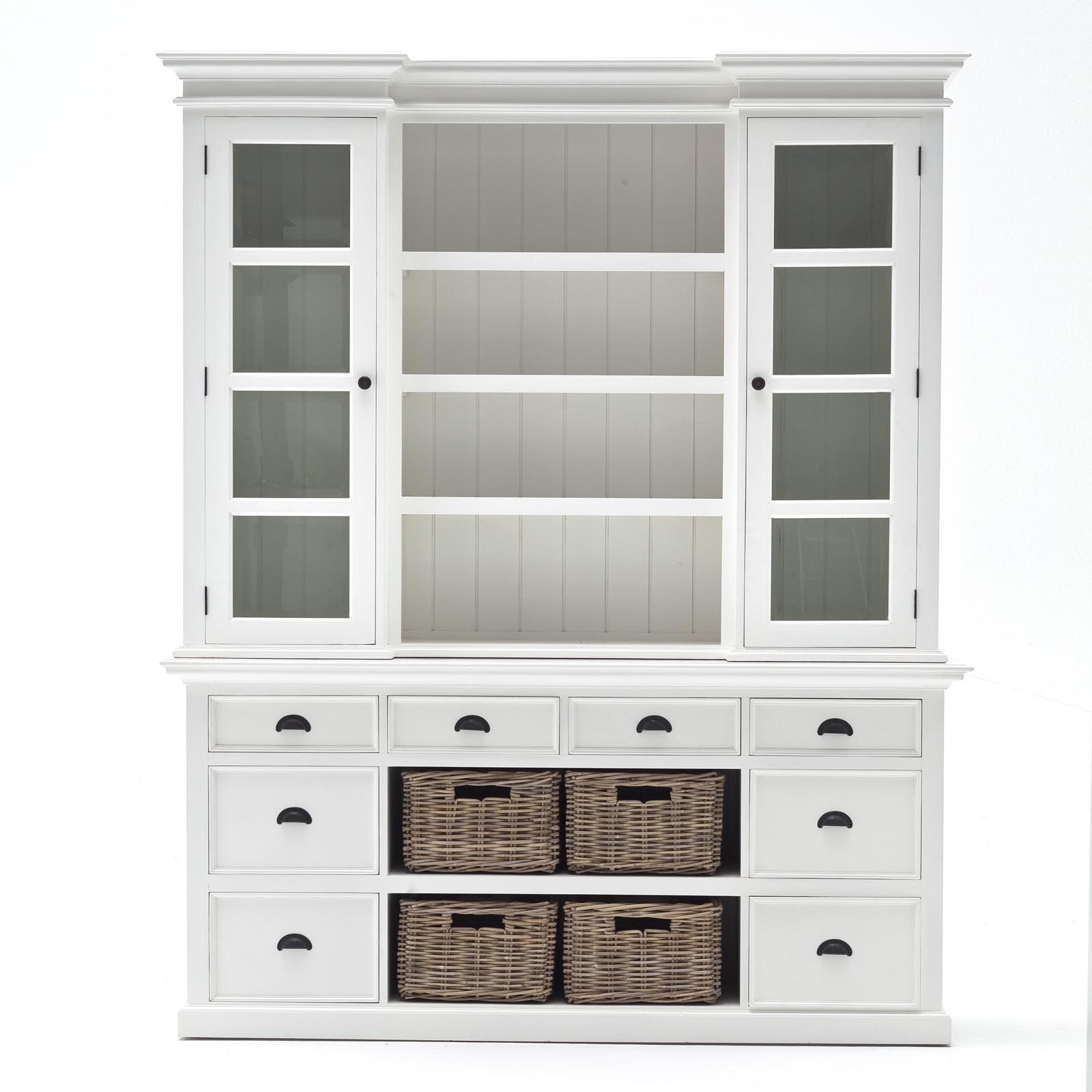 BCA600 | Halifax Library Hutch Unit with Basket Set