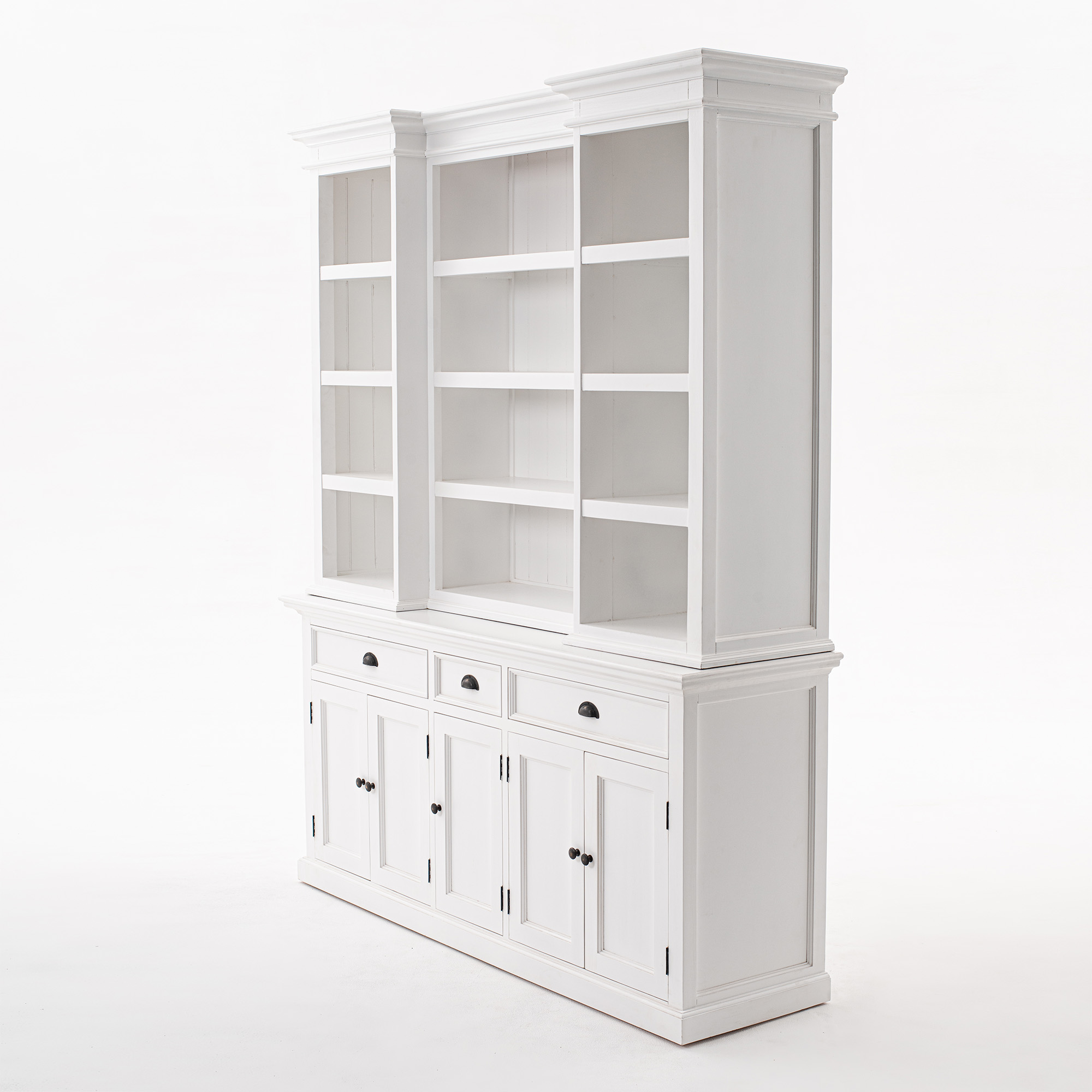 BCA605 | Halifax Kitchen Hutch Cabinet with 5 Doors 3 Drawers