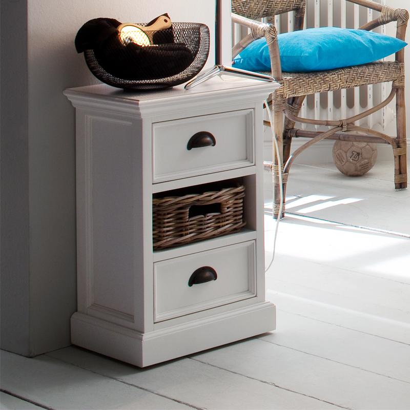 CA585 | Halifax Bedside Storage Unit with Basket