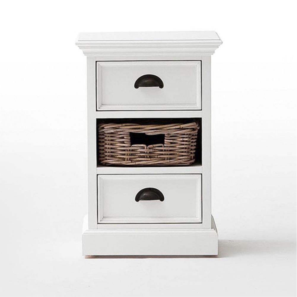 CA585 | Halifax Bedside Storage Unit with Basket