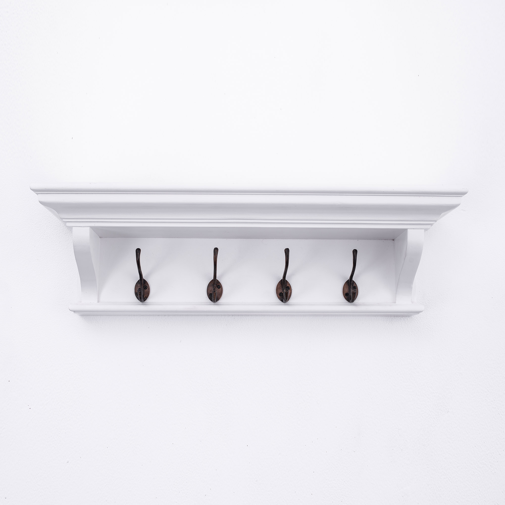 D168 | Halifax 4 Hook Coat Rack 70cm